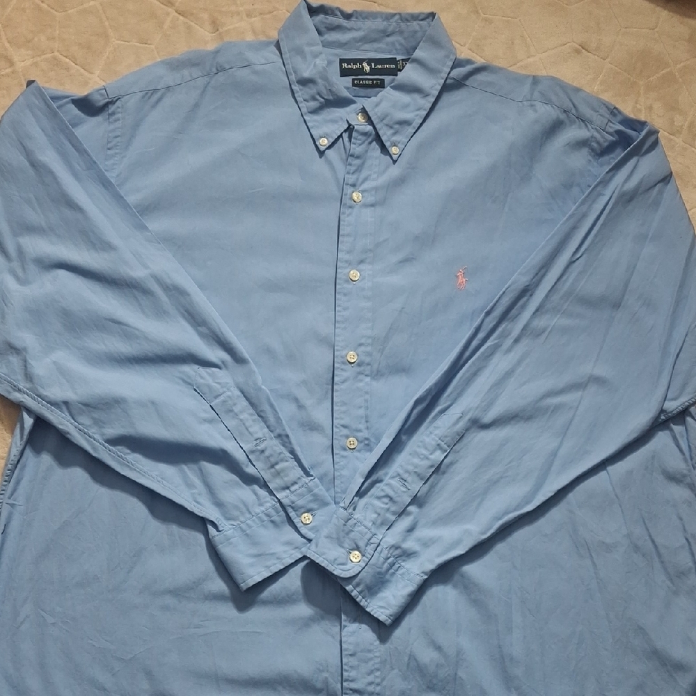 Polo Ralph Lauren Men's Sky Blue Casual Shirt
